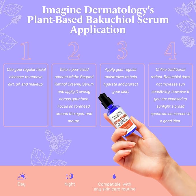 2% Bakuchiol Creamy Serum - Beyond Retinol Moisturizer 2floz/ 59.4 ml