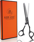 Sirabe HIGH-END Professional Hair Thinning Shears Barber Hair Cutting Texturizing Teeth Scissors with Case, Ultra 440C Sharp Blades for Salon Home Hairdressing