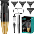 VGR 906 Cordless Hair Trimmer for Men with Zero-Gap T-Blade, Gold
