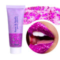 DAGEDA Fuchsia Body Glitter Gel, Sparkly Hair Face Glitter Makeup