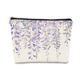 Watercolor Lavender Flowers Makeup Bag,Spring Summer Flower Cosmetic Bag Best Gift Idea for Teen Girls Women,Birthday Christmas Gifts for Girls Women Daughter Sister