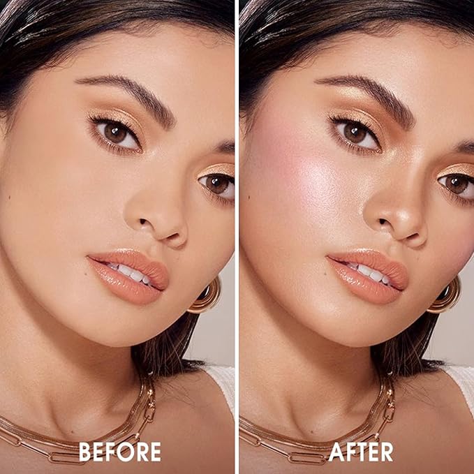 Color Nymph Blush and Highlighter Palette, 3 in 1 Contour Palette