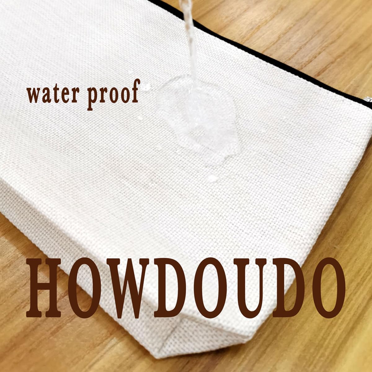 Personalized Initial Letter M Makeup Bag Floral Travel Cosmetic Bag