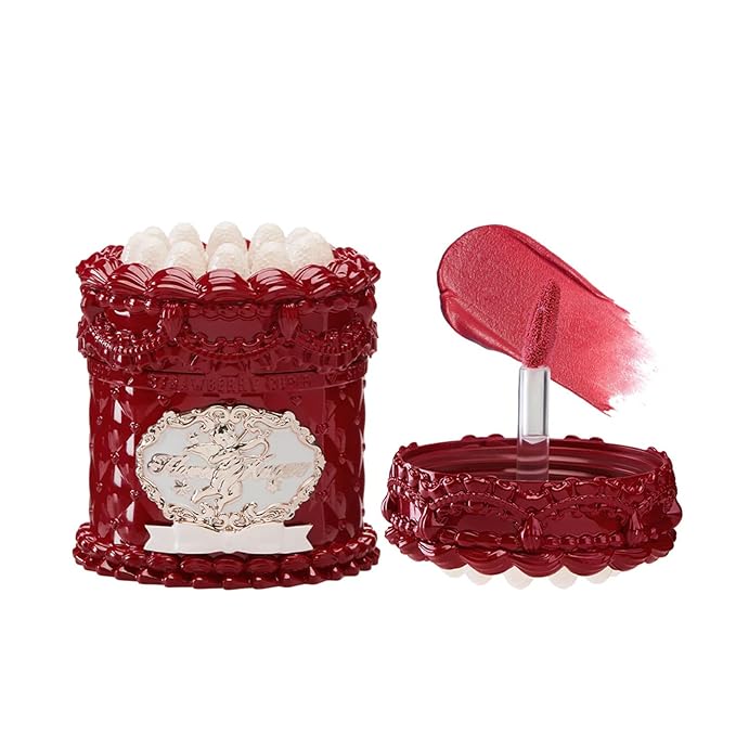 Flower Knows Strawberry Cupid Cake Lip Cream, Berry Rose Red
