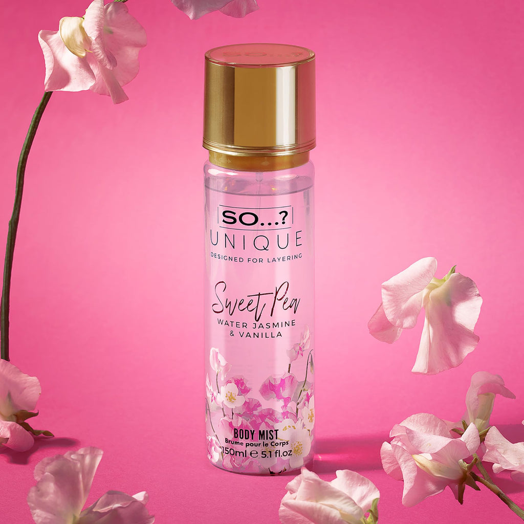 Unique Body Mist - Sweet Pea by So…? for Women - 5.1 oz Body Mist - Pack of 3