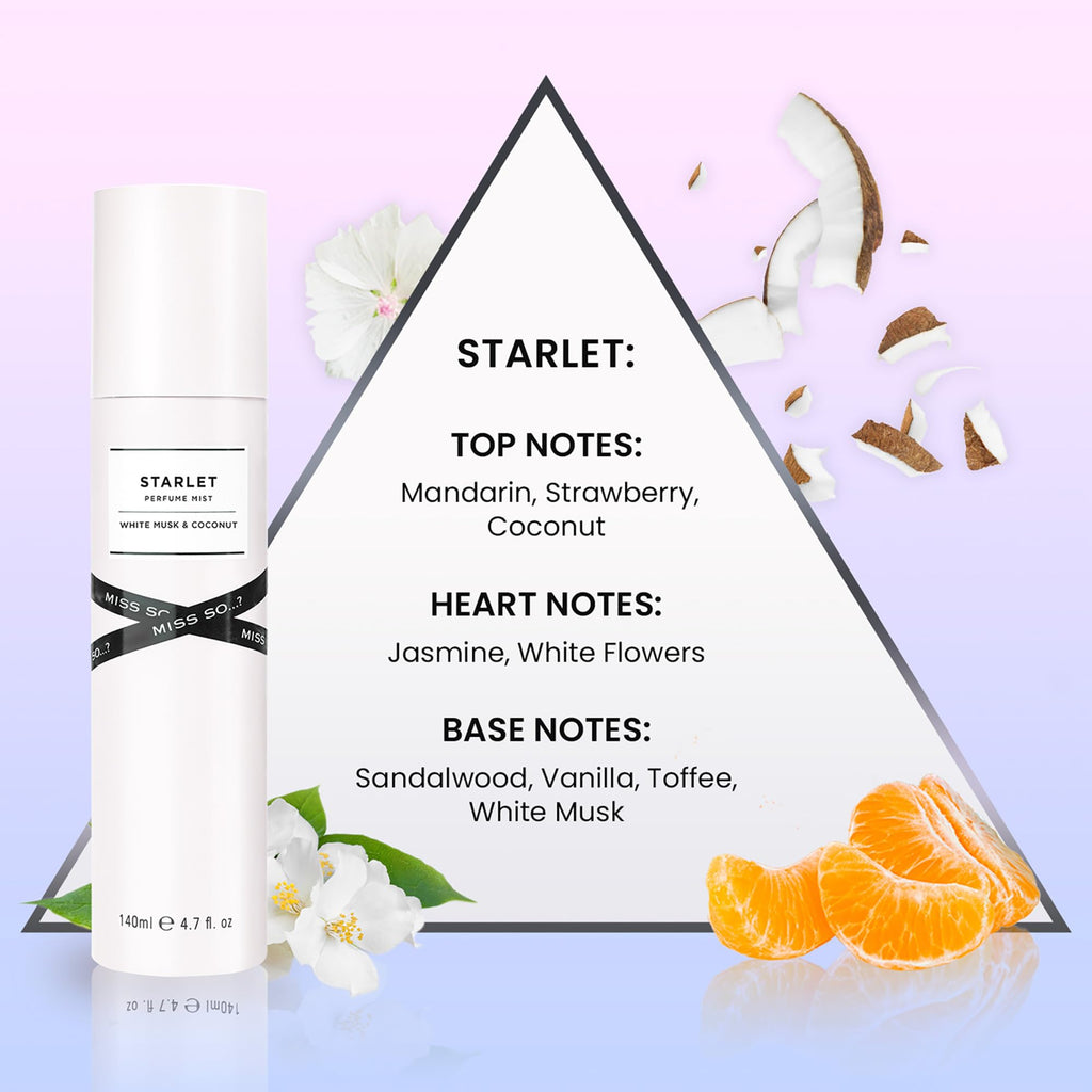 Starlet Perfume Mist by So…? for Women - 4.7 oz Mist - Pack of 3