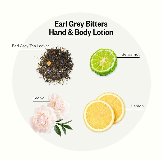 APOTHEKE Hand & Body Lotion & Moisturizer - Earl Grey Bitters, 10 Fl Oz
