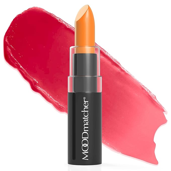 MOODmatcher LIVAURA Long Lasting Lipstick for Women – Color Changing Moisturizing Cream Lipsticks, Smudge Proof Lip Stick, Easy to Apply Lip Makeup, Made in USA (Orange)