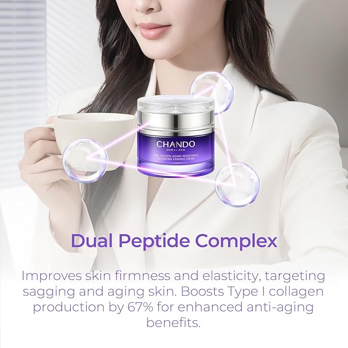 CHANDO HIMALAYA Glow Peptides Repair Face Cream with Ceramides(55g/1.94oz)