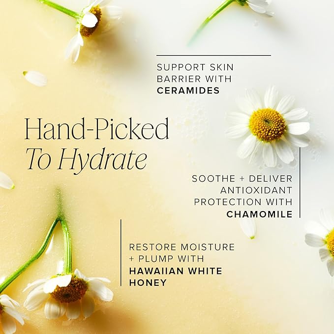 Farmacy Honey Milk Face Essence - Hydrating Milky Toner with Honey, Ceramides, Chamomile + Aloe - Helps Strengthen Skin Barrier + Replenish Moisture - Soothing + Calming Skincare (120ml)