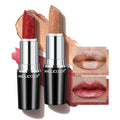 Anglicolor 2pcs Metallic Nude& Red Lipstick,High Impact Lipcolor,Lightweight Hydrating Formula Smooth and Non-Sticky,Frosted Lipstick For Women,Full-Coverage Lip Color