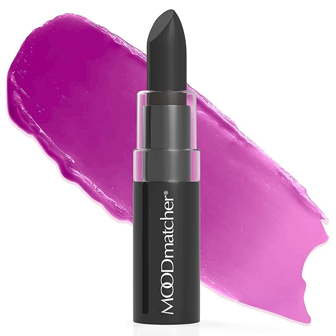MOODmatcher LIVAURA Long Lasting Lipstick for Women – Color Changing Moisturizing Cream Lipsticks, Smudge Proof Lip Stick, Easy to Apply Lip Makeup, Made in USA (Black)