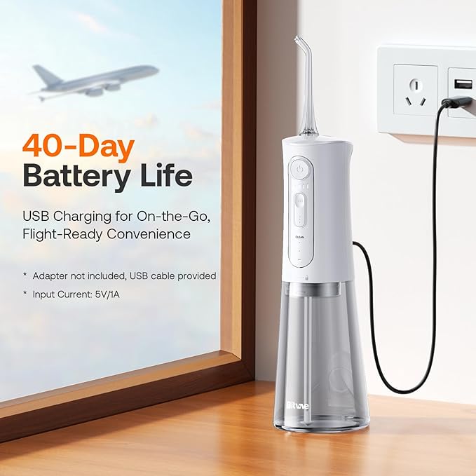 Bitvae Water Dental Flosser for Teeth, Cordless Water Teeth Cleaner Picks