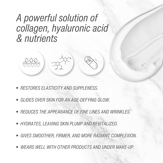 Wilma Schumann Collagen Hydrating Serum, Face Serum for Women, 8oz