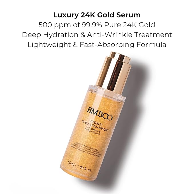 BMBCO 24K Gold Collagen Serum, Firming & Brightening Face Serum, 1.69 fl oz