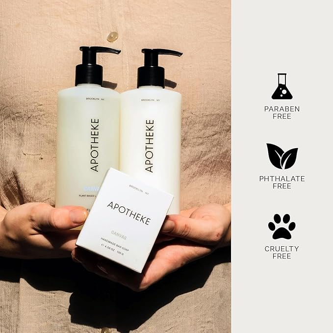 APOTHEKE Hand & Body Lotion & Moisturizer - Canvas, 10 Fl Oz