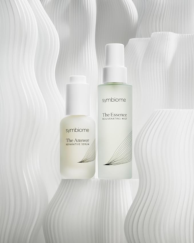 symbiome The Answer Reparative Face Serum, Collagen Supporting, Anti-Aging Face Serum with Stem Cell Conditioned Media and Natural Hyaluronic Acid, Transformative Facial Serum, 30 mL