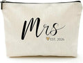 ancpeany Wedding Bridal Shower Gifts for Bride To Be 2026, Bachelorette Gifts for Bride Party Accessories, Future Mrs Makeup Bag, Wifey Engagement Gift for Women, Cosmetic Travel Pouch