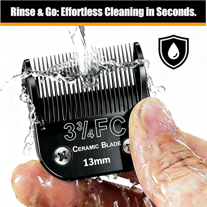 3PCS 3FC Dog Grooming Blades Replacement Compatible with Andis Dog Clippers