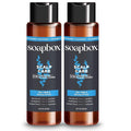 Soapbox Scalp Care Men's 2-in-1 Shampoo and Conditioner, Leaves Hair & Scalp Balanced & Soothed - Clean Ingredients Free of Harsh Chemicals, Sulfates, Parabens & Silicones - 2 Pack