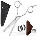 Fagaci Left Handed Thinning Shears 6" 440C Thinning Scissors