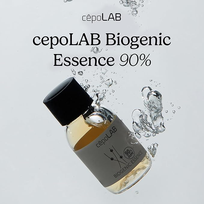 CEPOLAB Biogenic Essence 90% CLEPS® Hydrating Face Serum – Korean Skincare for Dull & Dehydrated Skin(30ml/1.01oz)