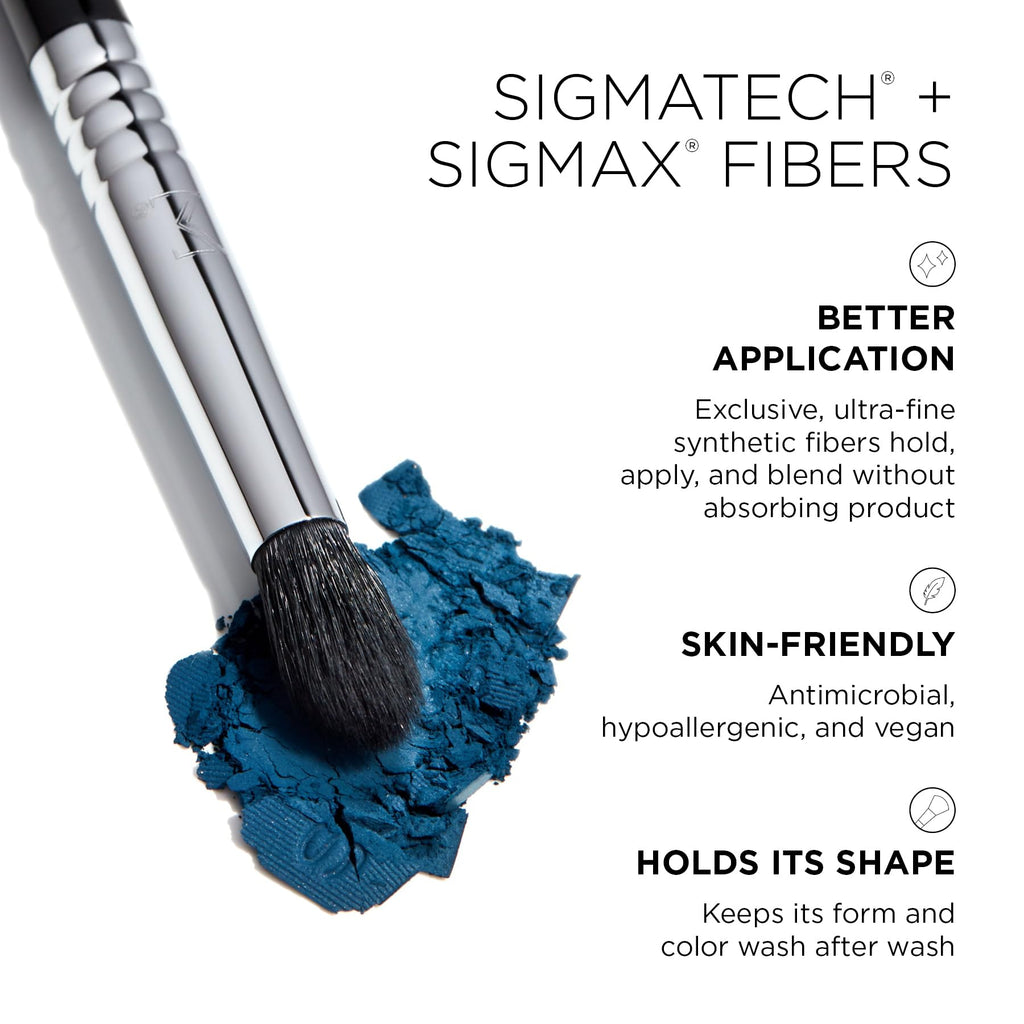 Sigma Beauty E45 Small Tapered Blending Brush - Crease Eyeshadow Brush