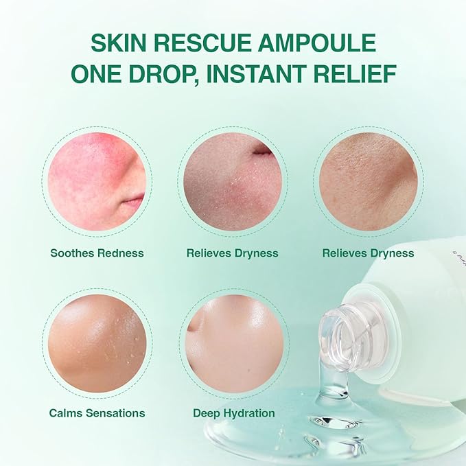 Essenherb Muco Ritual Ampoule – 95% Pure Aloe Vera Gel | Cooling, Soothing & Deep Hydration Serum for Sensitive Skin | Calm Visible Redness | Korean Skincare (4.06 fl oz / 120ml)