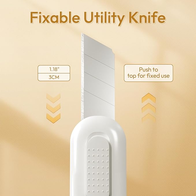 rabbitgoo 3 Pcs Window Film Installation Tools Set, Window Tint Kit, White