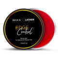 BASK & LATHER Strong Hold Edge Control Gel with Castor Oil, Non-Greasy, Non-Flaking, No White Cast, Long Lasting, Supports Hair Growth, Natural Formula, For All Hair Types, 5.3 Fl Oz