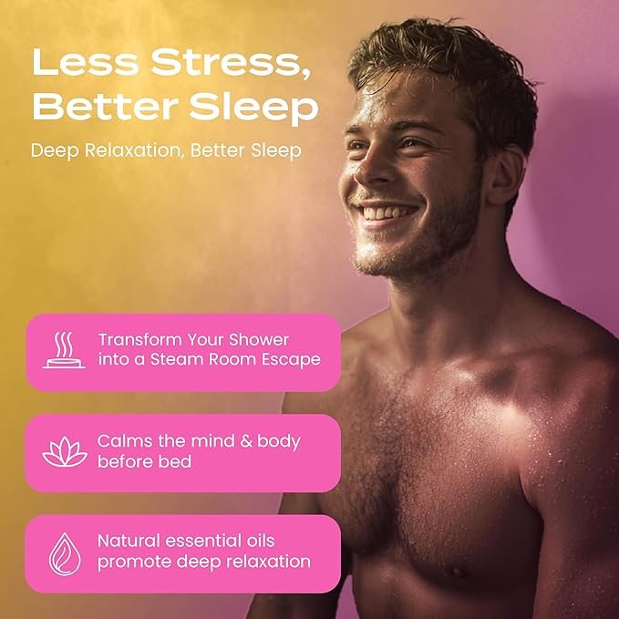 BodyRestore Shower Steamers Aromatherapy, Gifts for Men, Energize 6 Pack