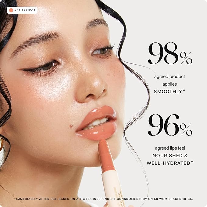 Nature Republic HONEY MELTING LIP (01 APRICOT) | SOFT LIP STICK, Hydrating Gloss, Moisturizing balms, Sheer tint, Shine & Nude, Glowy Finish, korean make up