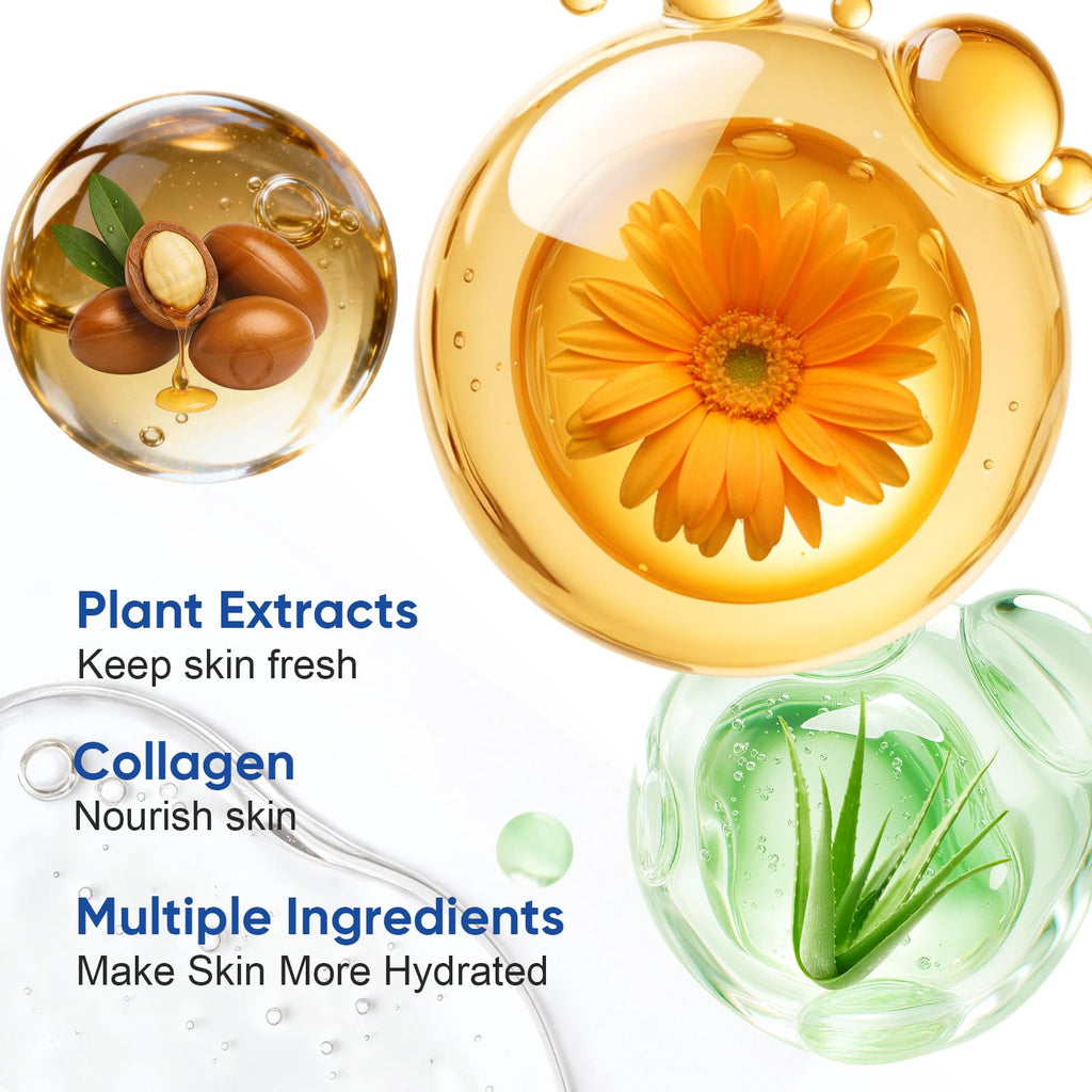 100 Pack Collagen Essence Sheet Facial Masks, Bulk Face Masks Skincare