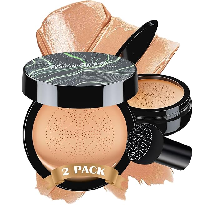 Cushion Foundation Concealer for Older Women CC Cream 2 PCS Medium Deep