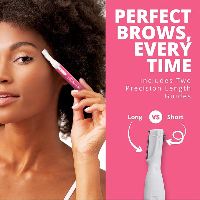 PalmPerfect Personal Hair Trimmer – Painless Precision Shaver for Eyebrows