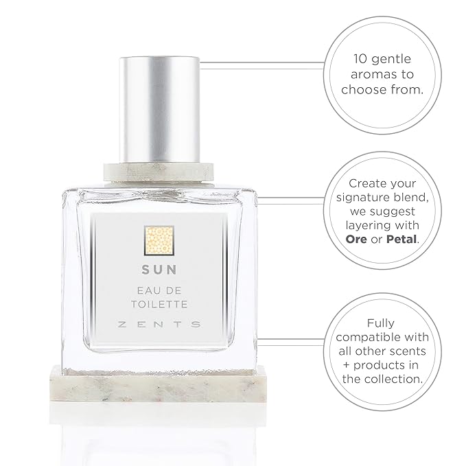 Zents Eau de Parfum (Sun) for Women & Men, 1.69 oz
