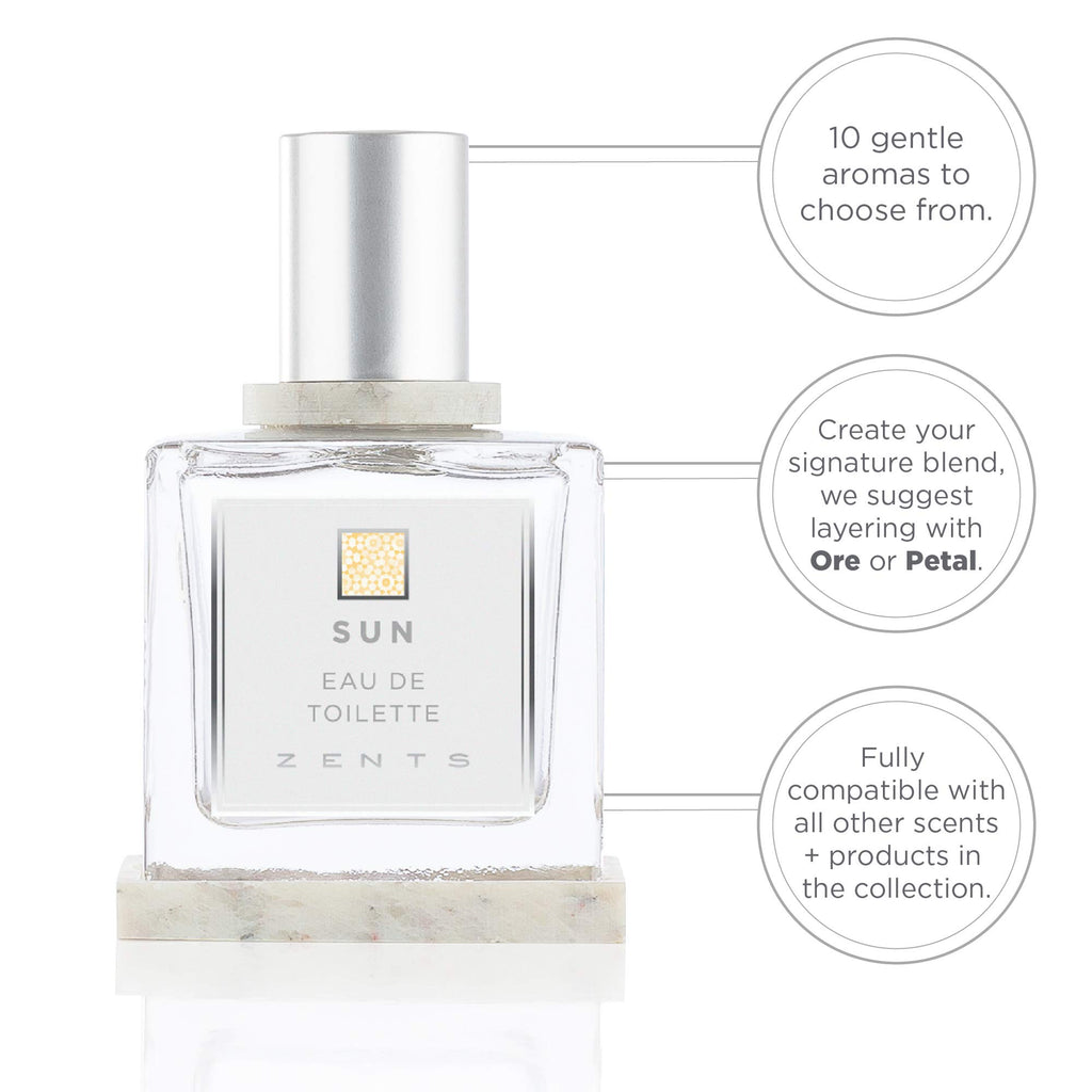 Zents Eau de Parfum (Sun) for Women & Men, 1.69 oz