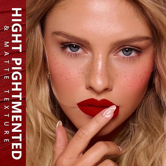 MAKI YIKA Red Lipstick for Women ColorStay Matte Liquid Long Lasting Lipsticks