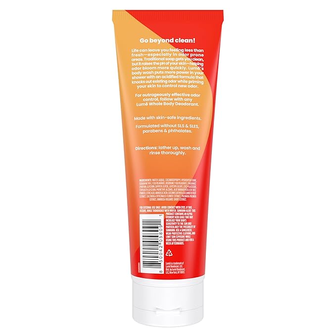 Lume Acidified Body Wash - 8.5 oz (Clean Tangerine)