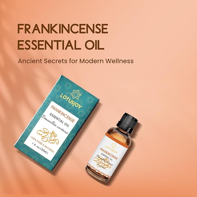 LOTUSJOY Frankincense Essential Oil for Diffuser, Skin, Hair, 1 Oz