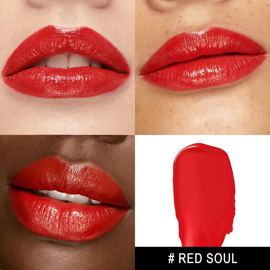MAKI YIKA 3Pc Moisture Lipsticks for Women Nude Pink Red Lipstick