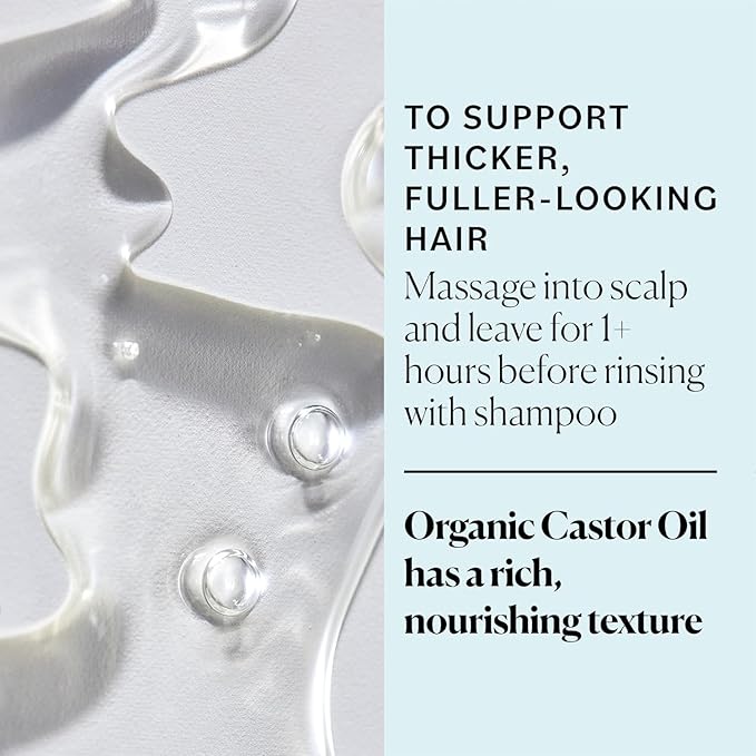 Sky Organics Organic Castor Oil 8oz, Pure, Cold Pressed and Hexane Free