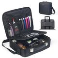 Luxtude Large Barber Case, Hard Barber Bags for Clippers and Supplies, Travel Hair Clipper Case, Clipper and Trimmer Cases with Shoulder Strap, Easy Carrying
