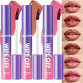 Jolilab Lip Stain Masque,Wipe Off Lip Tint,Waterproof,Transfer proof,Highly Pigmented,Ultra Long Lasting Lip Stain Peel off Makeup With Matte finish for All-day Wear.(#04+#05+#6)