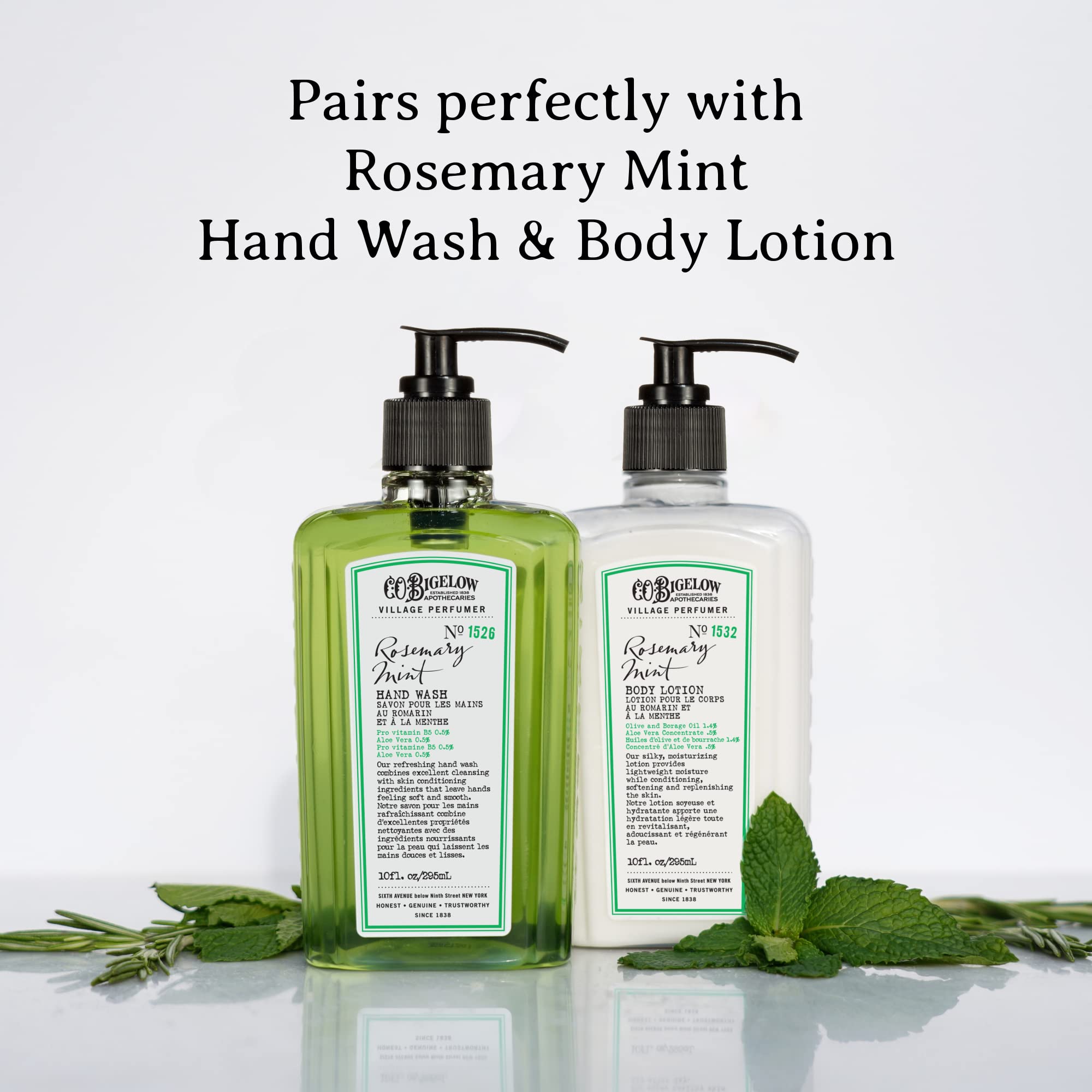 C.O. Bigelow Rosemary Mint Body Wash, 10 fl oz