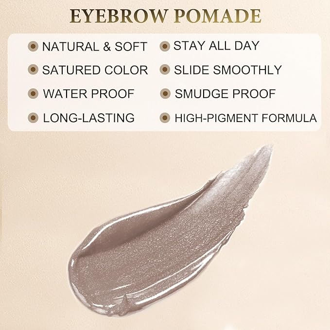 LAVONE Eyebrow Pen Kit, Waterproof Brow Pencil, Pomade,Eyeliner, Ash Blonde