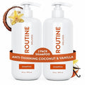 Routine Wellness Anti-Thinning Shampoo - Coconut & Vanilla (Pack of 2)