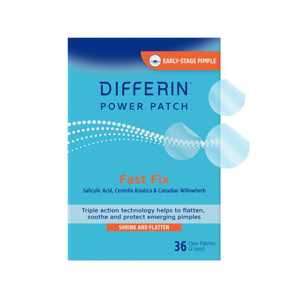 Differin Acne Treatment Pimple Patches, Salicylic Acid & Centella, 36 ct