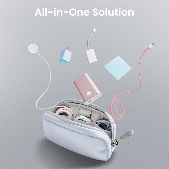 tomtoc Electronics Organizer Travel Case, Cable Organizer for Essentials