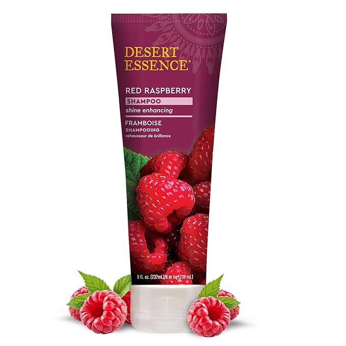 Desert Essence Red Raspberry Shine Enhancing Shampoo, 8 fl oz